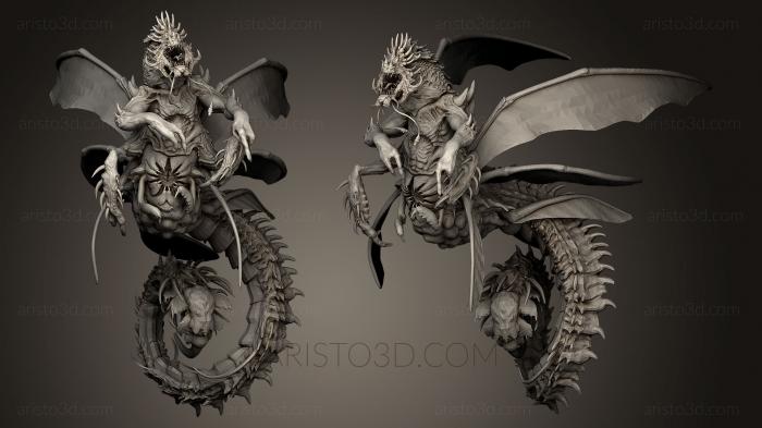Figurines of griffins and dragons (STKG_0080) 3D model for CNC machine